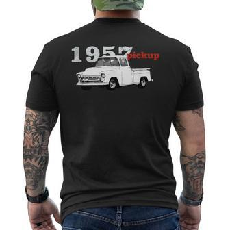 Vintage Trucks 1957 Pickup Pick Up Truck Truck Driver Driver Funny Gifts Mens Back Print T-shirt | Mazezy
