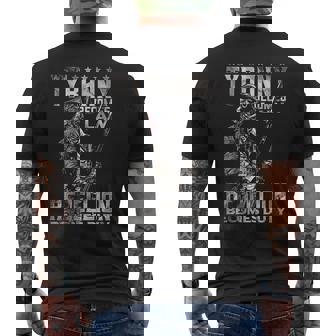 Vintage When Tyranny Becomes Law Rebellion Becomes Duty Mens Back Print T-shirt | Mazezy