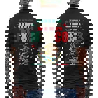 Viva Mexico 16Th September Mexican Independence Day Men's T-shirt Back Print | Mazezy