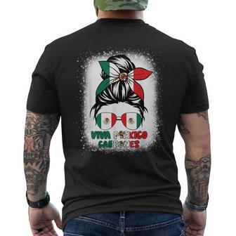 Viva Mexico Cabrones Cinco De Mayo Mexican Flag Pride Men's T-shirt Back Print