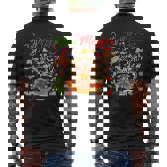 Viva Mexico Mexican Independence Day I Love Mexico Men's T-shirt Back Print | Mazezy