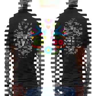 Viva Mexico Patriot Mexican Independence Day Peacock Animal Men's T-shirt Back Print | Seseable UK