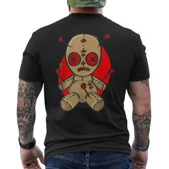 Voodoo-Doll Doll Gothic Witches Men's T-shirt Back Print | Mazezy