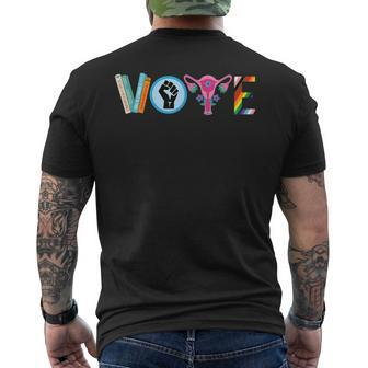 Vote Banned Books Black Lives Matter Lgbt Gay Pride Equality Mens Back Print T-shirt | Mazezy DE