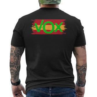 Vox Spain Viva Political Party Men's T-shirt Back Print | Mazezy UK
