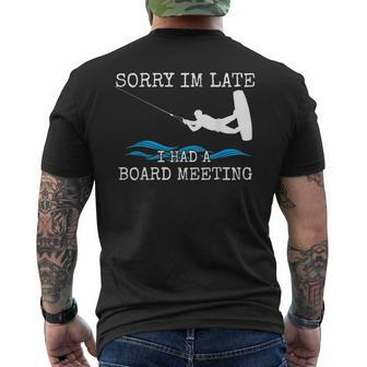 Wakeboarding Wakeboard Idea Slogan Men's T-shirt Back Print | Mazezy