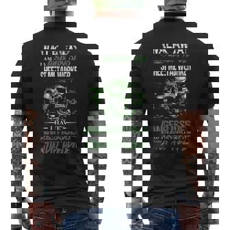 Walk Away I Am A Grumpy Old Sheet Metal Worker For Dad Daddy Men's Back Print T-shirt | Mazezy