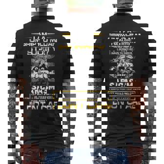 Walk Away I Am A Grumpy Old Man I Was Born In November Old Man Funny Gifts Mens Back Print T-shirt | Mazezy