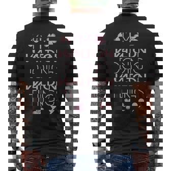 Walton Name Gift Doing Walton Things Mens Back Print T-shirt - Seseable