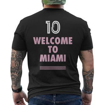 Welcome To Miami 10 - Goat Mens Back Print T-shirt - Seseable