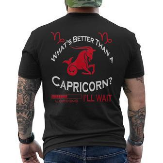 What's Better Than A Capricorn Team Capricorn Birthday Men's T-shirt Back Print | Mazezy AU