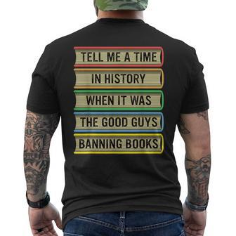 When It Was Good Guys Banning Book Funny Read Banned Books IT Funny Gifts Mens Back Print T-shirt | Mazezy