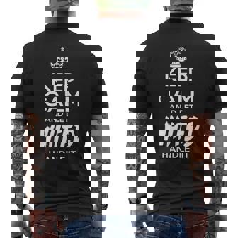 Whited Name Gift Keep Calm And Let Whited Handle It V2 Mens Back Print T-shirt - Seseable