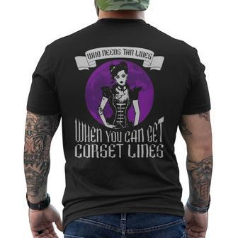 Who Needs Tan Lines When You Can Get Corset Lines Moontan - Who Needs Tan Lines When You Can Get Corset Lines Moontan Mens Back Print T-shirt - Monsterry
