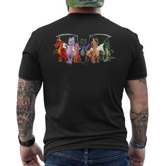 Wing Of Fires Legends Fathom Darkstalker Clearsight Men's T-shirt Back Print | Seseable CA