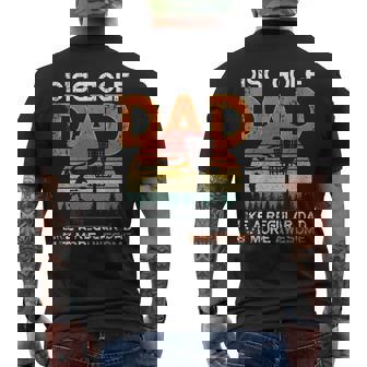 Womens Disc Golf Dad Like A Normal Dad But More Awesome Mens Back Print T-shirt - Thegiftio UK