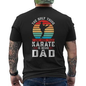 Womens I Like More Than Karates Being Dad Martial Arts Mens Back Print T-shirt - Thegiftio UK