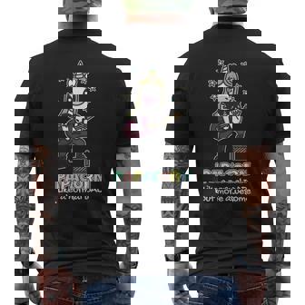 Womens Papacorn Like A Normal Dad Only More Awesome Rock & Roll Dad Mens Back Print T-shirt - Thegiftio UK