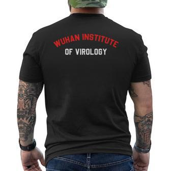 Wuhan Institute Of Virology Apparel Mens Back Print T-shirt - Monsterry AU