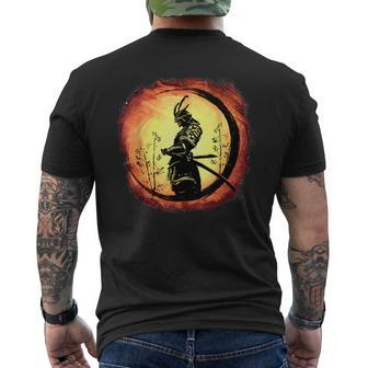 Yasuke Black Japanese Samurai Bushido Warrior Japan Katana Men's T-shirt Back Print | Mazezy