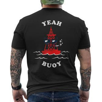 Yeah Buoy Sailing Sailboat Men's T-shirt Back Print | Mazezy AU