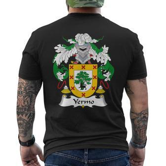 Yermo Coat Of Arms Family Crest Men's T-shirt Back Print | Mazezy