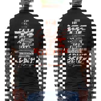 Yeye Grandpa Gift If Yeye Cant Fix It Were All Screwed Mens Back Print T-shirt | Seseable CA