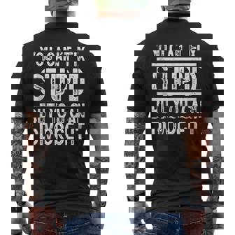 You Cant Fix Stupid But You Can Divorce It Funny Divorce It Gifts Mens Back Print T-shirt | Mazezy