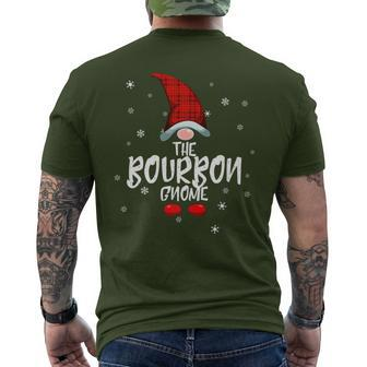 Bourbon Gnome Family Christmas Pajama Bourbon Gnome Men's T-shirt Back Print - Monsterry DE