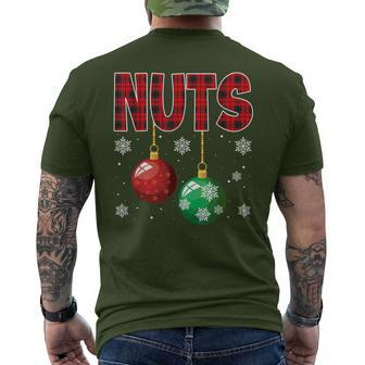 Chest Nuts Matching Chestnuts Christmas Couples Nuts Men's T-shirt Back Print | Mazezy
