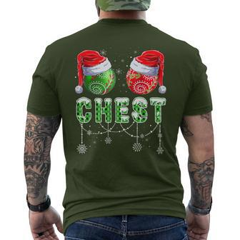 Chestnuts Matching Family Chestnuts Christmas Couples Men's T-shirt Back Print - Seseable