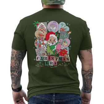 In My Christmas Era Merry Swiftmas Xmas Holiday Santa Squad Men's T-shirt Back Print - Seseable