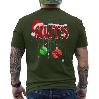 Christmas Matching Couple Chest Nuts Chestnuts Men's T-shirt Back Print - Monsterry UK