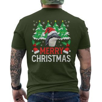 Commerson's Dolphin Christmas Costume For Xmas Holiday Men's T-shirt Back Print | Mazezy