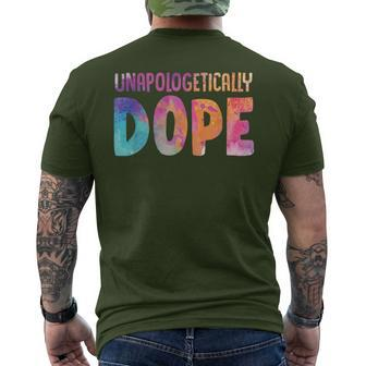 Dashiki Color Unapologetically Dope Melanin Christmas Men's T-shirt Back Print | Mazezy CA