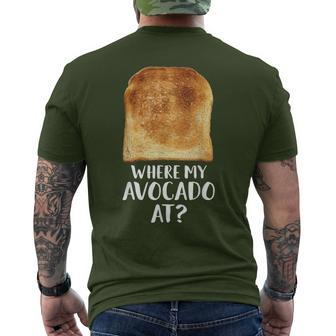 Delicious Toast Bread Vegetarian Costume Christmas Gag Men's T-shirt Back Print | Mazezy