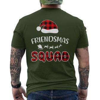 Friendsmas Squad Xmas Light Family Matching Pajamas Men's T-shirt Back Print - Thegiftio UK