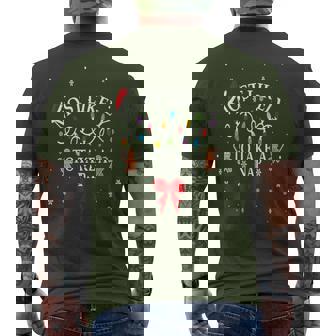 Christmas Most Likely To Take A Nap Snowflake Men's T-shirt Back Print - Thegiftio