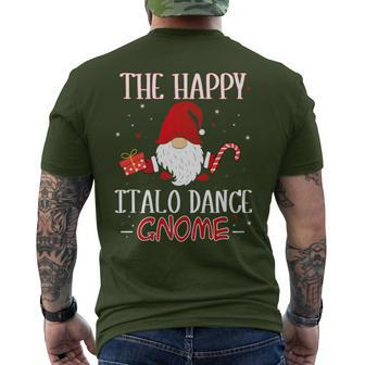 Italo Dance Xmas Gnome Christmas Group Costume Men's T-shirt Back Print | Mazezy