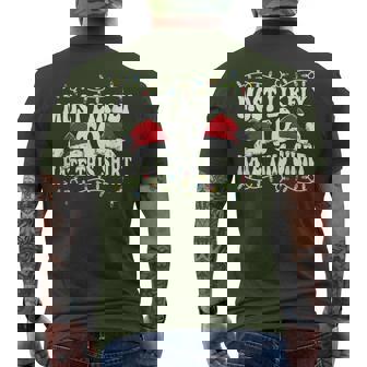 Most Likely To Hit This Matching Family Christmas Men's T-shirt Back Print | Seseable UK