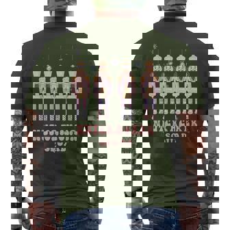 Nutcracker Squad Ballet Dance Matching Family Christmas Men's T-shirt Back Print - Monsterry