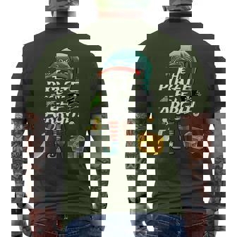 The Pirate Elf Arrgh Matching Family Christmas Pirate Men's T-shirt Back Print - Thegiftio