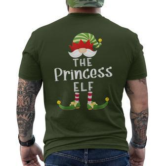 Princess Elf Group Christmas Pajama Party Men's T-shirt Back Print - Seseable