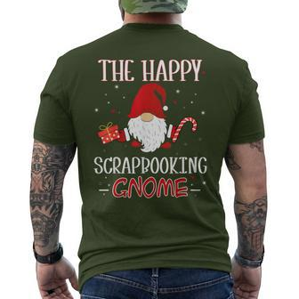 Scrapbooking Christmas Gnome Costume Matching Family Men's T-shirt Back Print - Monsterry AU