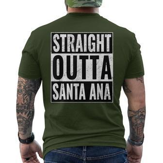 Straight Outta Santa Ana Straight Out Of Santa Ana Men's T-shirt Back Print | Mazezy