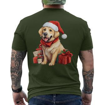 Tornjak Christmas Cute Dog Puppy Lovers Men's T-shirt Back Print | Mazezy