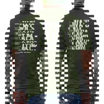 What's Cracka-Lackin' Cute Christmas Men's T-shirt Back Print - Thegiftio UK