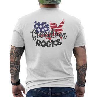 4Th Of July 2023 Patriotic American Freedom Independence-Day Mens Back Print T-shirt | Mazezy