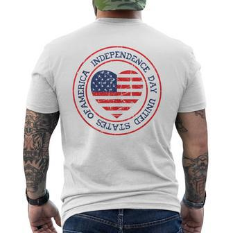 4Th Of July 2023 Patriotic American Independence-Day 2023 Mens Back Print T-shirt | Mazezy CA