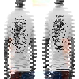 Alexander The Great Ancient Coin Portrait & Name In Greek Men's Back Print T-shirt | Mazezy